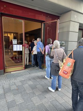 Der Filmabend stieß auf großes Interesse und zog rund 160 Besucherinnen und Besucher an. Bildnachweis: BdV-Landesverband Hessen