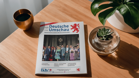 Die Ausgabe drei der „Deutschen Umschau“. Bildnachweis: BdV-Landesverband Hessen